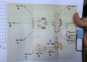 工業風機使用於高雄林園，安裝消音牆，測試噪音