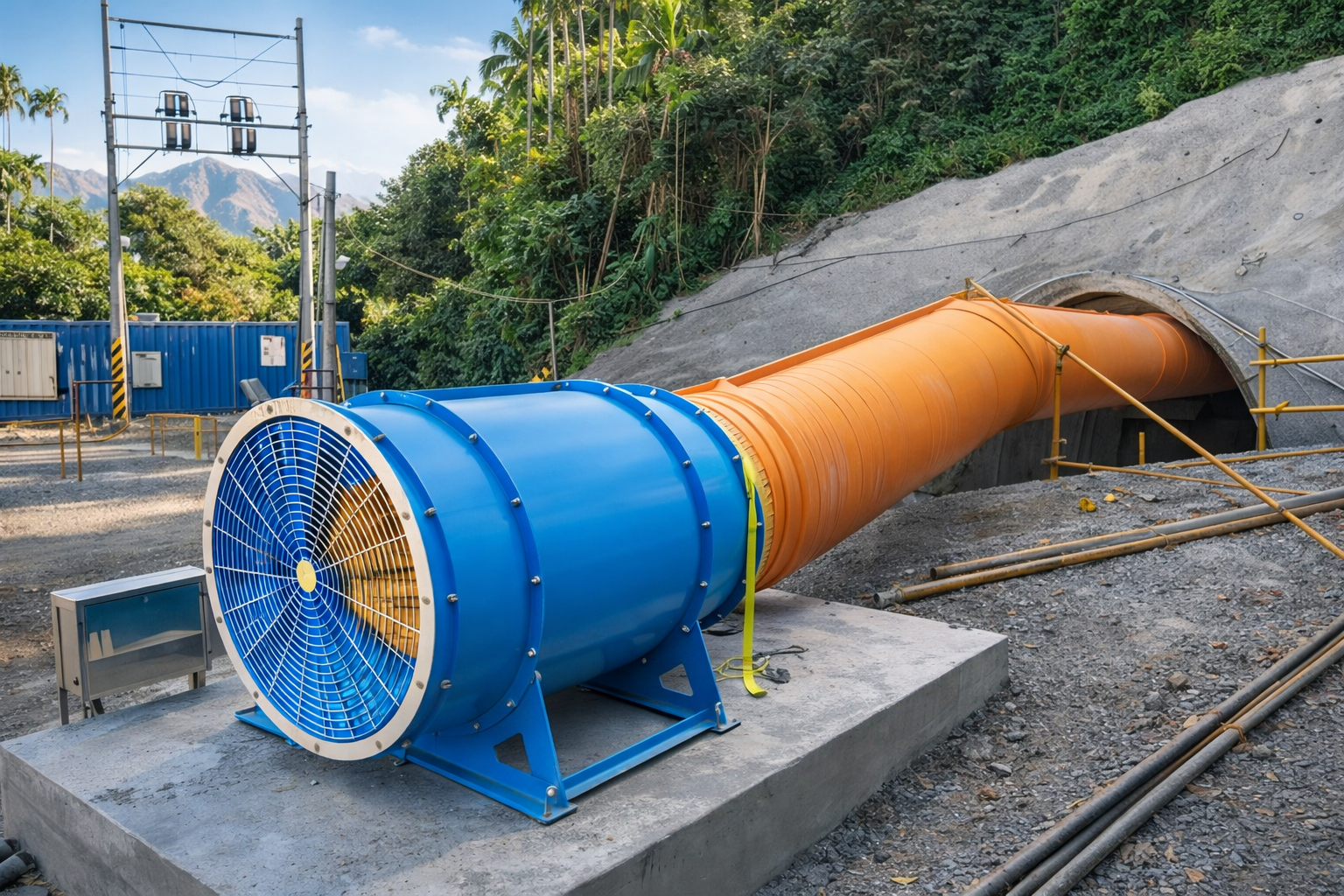 涵洞使用風機